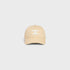 Celine TRIOMPHE BASEBALL CAP IN WASHED COTTON MACADAMIA